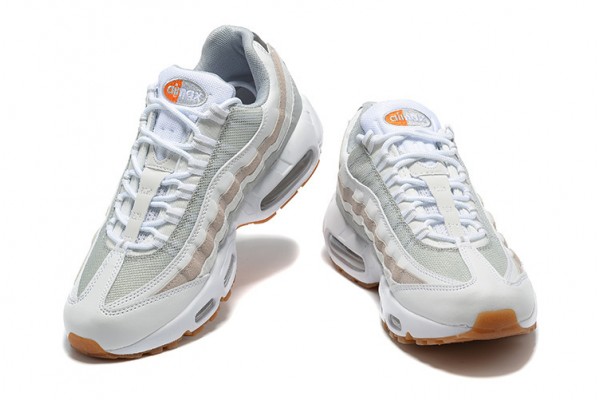 Cheap Mens Air Max 95 TT White Grey and Orange Sneakers DM0011-100 