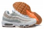 Cheap Mens Air Max 95 TT White Grey and Orange Sneakers DM0011-100 