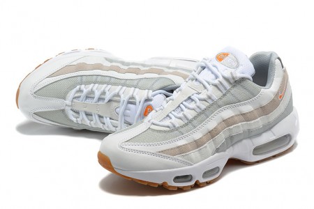 Cheap Mens Air Max 95 TT White Grey and Orange Sneakers DM0011-100 