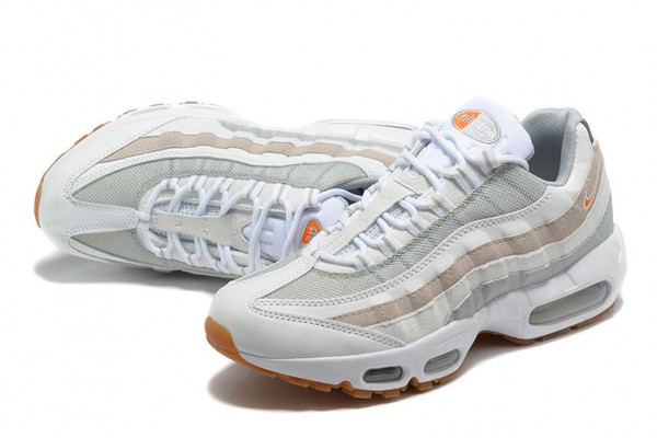 Cheap Mens Air Max 95 TT White Grey and Orange Sneakers DM0011-100 