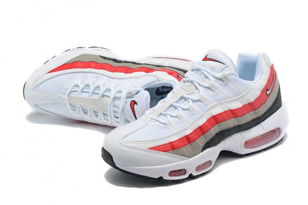 Cheap Mens Air Max 95 TT White Red Sneakers DQ3430-001