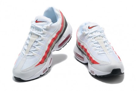 Cheap Mens Air Max 95 TT White Red Sneakers DQ3430-001