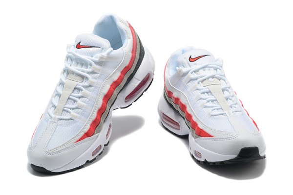 Cheap Mens Air Max 95 TT White Red Sneakers DQ3430-001