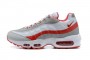 Cheap Mens Air Max 95 TT White Red and Grey Sneakers