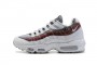 Cheap Mens Air Max 95 TT White and Red Sneakers