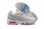 Cheap Womens/Mens Air Max 95 TT White Multi Sneakers DH5722-100