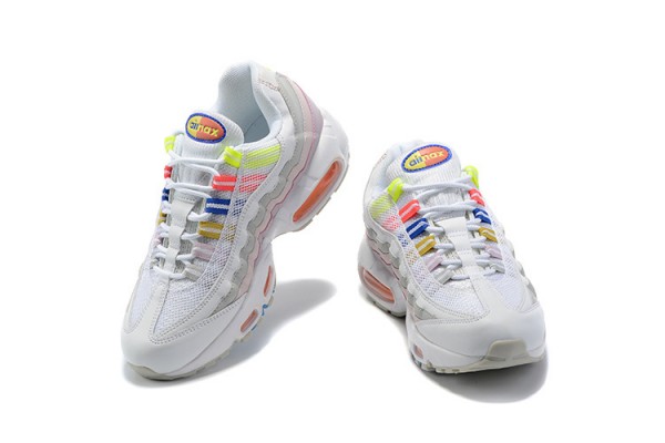 Cheap Womens/Mens Air Max 95 TT White Multi Sneakers DH5722-100