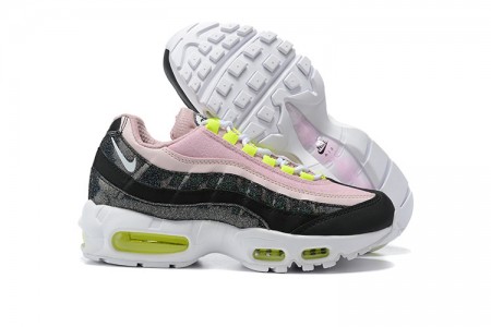 Cheap Womens Air Max 95 TT Pink Black White Sneakers