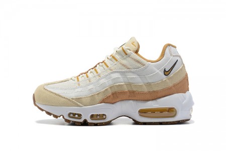 Cheap Womens Air Max 95 TT White Brown Sneakers DC3991-100