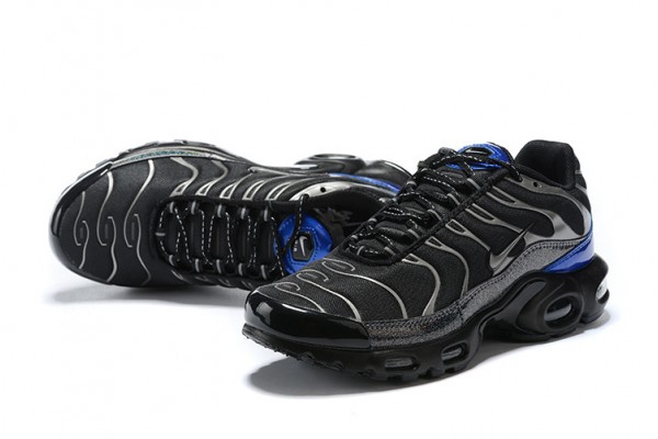 Cheap Mens Air Max Plus Tn Black Blue Sneakers CW2646-001