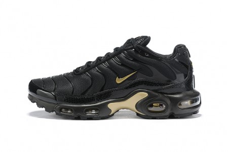 Cheap Mens Air Max Plus Tn Black Gold Sneakers 852630-001