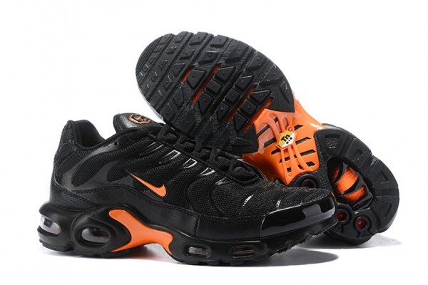 Cheap Mens Air Max Plus Tn Black Orange Sneakers