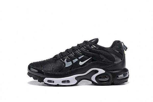 Cheap Mens Air Max Plus Tn Black White Sneakers 815994-004