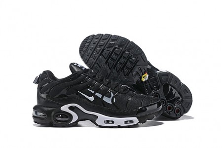 Cheap Mens Air Max Plus Tn Black White Sneakers 815994-004