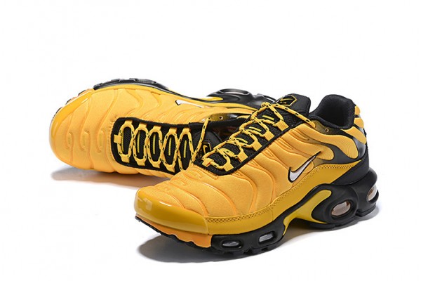 Cheap Mens Air Max Plus Tn Frequency Pack Yellow Black Sneakers AV7940-700