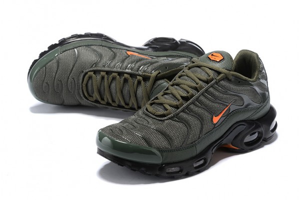 Cheap Mens Air Max Plus Tn Green Orange Sneakers