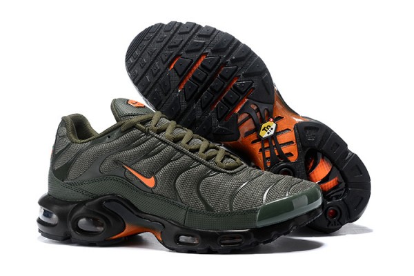 Cheap Mens Air Max Plus Tn Green Orange Sneakers