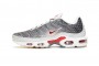 Cheap Mens Air Max Plus Tn Grey and White Sneakers