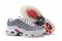 Cheap Mens Air Max Plus Tn Grey and White Sneakers