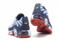 Cheap Mens Air Max Plus Tn QS White Blue and Red Sneakers