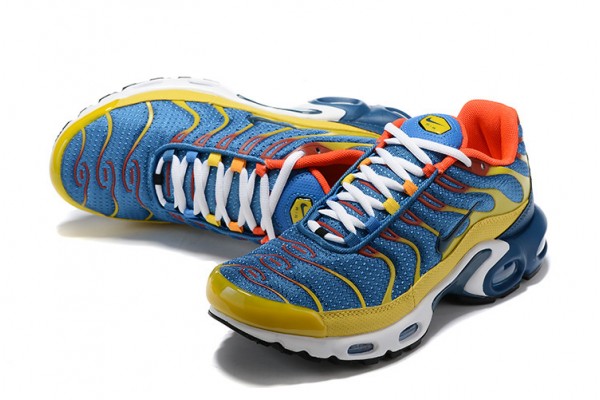 Cheap Mens Air Max Plus Tn SE Blue Yellow Sneakers CJ9987-600