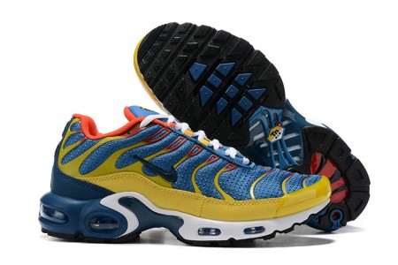 Cheap Mens Air Max Plus Tn SE Blue Yellow Sneakers CJ9987-600