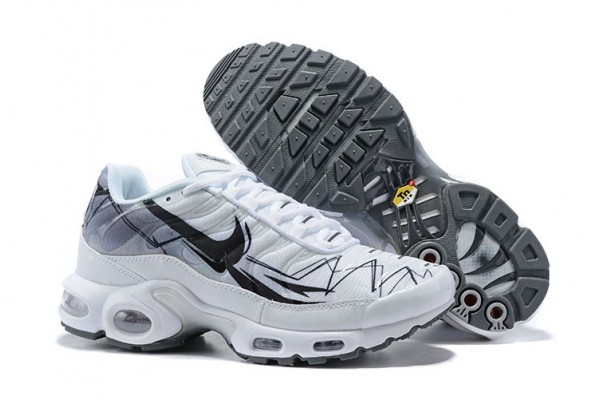 Cheap Mens Air Max Plus Tn White Black Sneakers BV1983-100