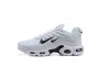 Cheap Mens Air Max Plus Tn White Black Sneakers