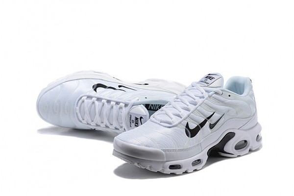 Cheap Mens Air Max Plus Tn White Black Sneakers