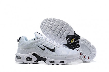 Cheap Mens Air Max Plus Tn White Black Sneakers