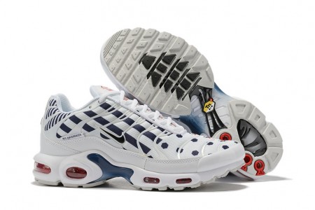 Cheap Mens Air Max Plus Tn White Blue Sneakers CI9103-100