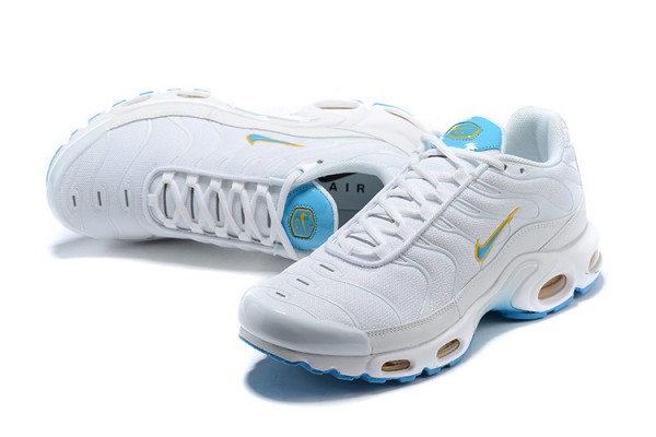 Cheap Mens Air Max Plus Tn White Blue Sneakers