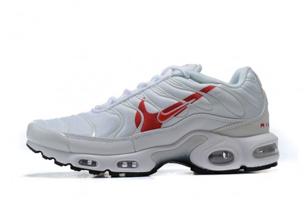 Cheap Mens Air Max Plus Tn White Red Sneakers CU3454-100