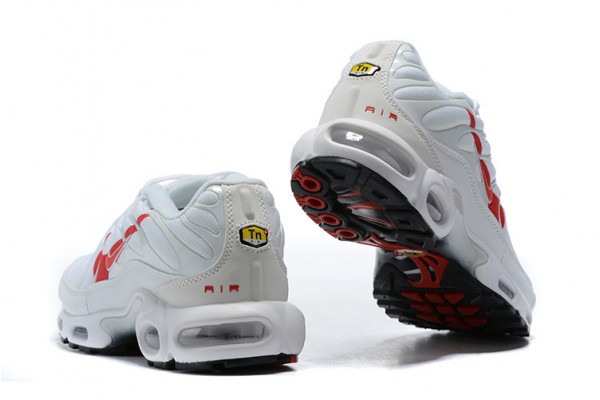 Cheap Mens Air Max Plus Tn White Red Sneakers CU3454-100