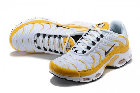 Cheap Mens Air Max Plus Tn White Yellow Sneakers CD7061-700