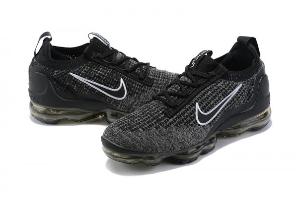 Cheap Womens/Mens Air VaporMax 2021 Flyknit Black Grey Sneakers DC9394-001