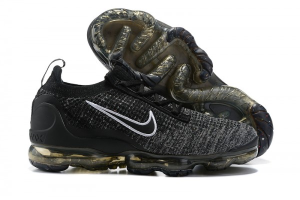 Cheap Womens/Mens Air VaporMax 2021 Flyknit Black Grey Sneakers DC9394-001