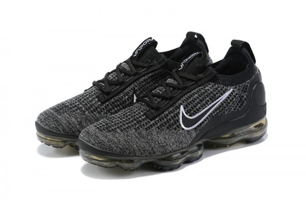 Cheap Womens/Mens Air VaporMax 2021 Flyknit Black Grey Sneakers DC9394-001