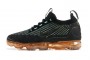 Cheap Womens/Mens Air VaporMax 2021 Flyknit Black Orange Sneakers