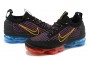 Cheap Womens/Mens Air VaporMax 2021 Flyknit Black Red and Blue Sneakers