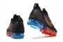 Cheap Womens/Mens Air VaporMax 2021 Flyknit Black Red and Blue Sneakers