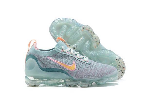 Cheap Womens/Mens Air VaporMax 2021 Flyknit Green Pink Sneakers DH4088-300