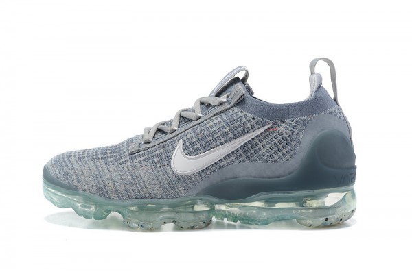 Cheap Womens/Mens Air VaporMax 2021 Flyknit Grey Blue Sneakers DH4084-400