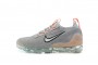 Cheap Womens/Mens Air VaporMax 2021 Flyknit Grey Orange Sneakers DH4084-002