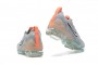 Cheap Womens/Mens Air VaporMax 2021 Flyknit Grey Orange Sneakers DH4084-002