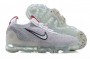 Cheap Womens/Mens Air VaporMax 2021 Flyknit Grey Red Sneakers DB1550-003