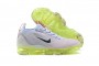 Cheap Womens/Mens Air VaporMax 2021 Flyknit Grey Yellow Sneakers DC4112-003