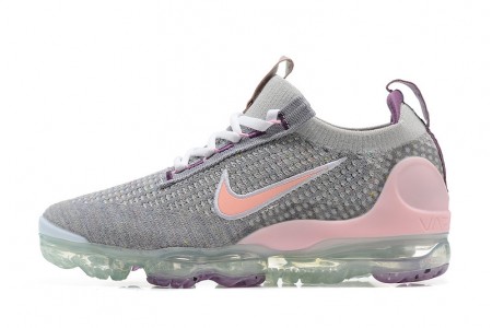 Cheap Womens/Mens Air VaporMax 2021 Flyknit Grey and Pink Sneakers