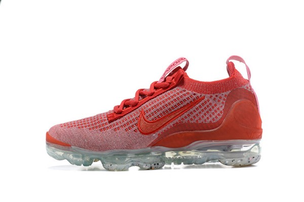 Cheap Womens/Mens Air VaporMax 2021 Flyknit Red Sneakers DC4112-800