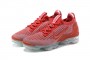 Cheap Womens/Mens Air VaporMax 2021 Flyknit Red Sneakers DC4112-800